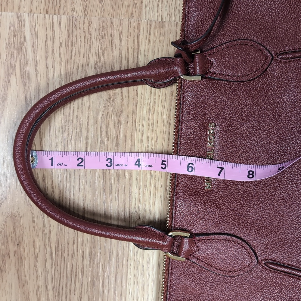Michael Kors Sienna Leather Satchel - Picture 12 of 12
